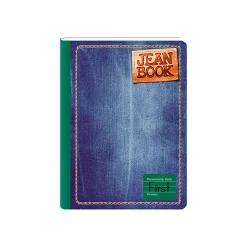 Norma Notebook, Jean, Classic 1st Primary, 7-1/2" x 9-3/4”, 80 Sheets, Blue, Total Qty 1