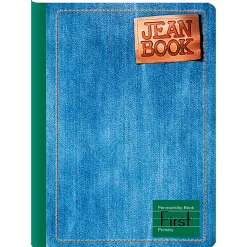 Norma Notebook, Jean, Classic 1st Primary, 7-1/2" x 9-3/4”, 80 Sheets, Blue, Total Qty 1
