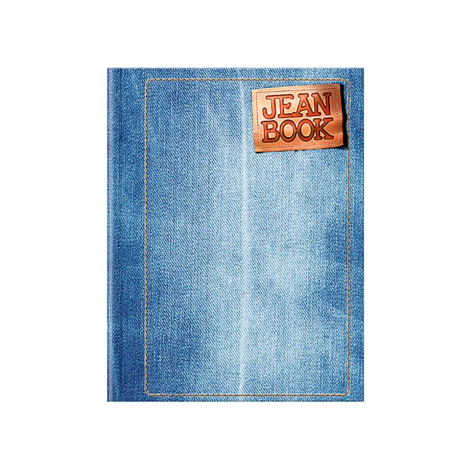 Norma Notebook, Jean, College Rule, 7" x 9", 100 Sheets, Blue, Total Qty 1
