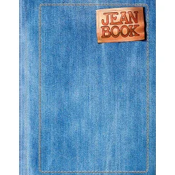 Norma Notebook, Jean, College Rule, 7" x 9", 100 Sheets, Blue, Total Qty 1
