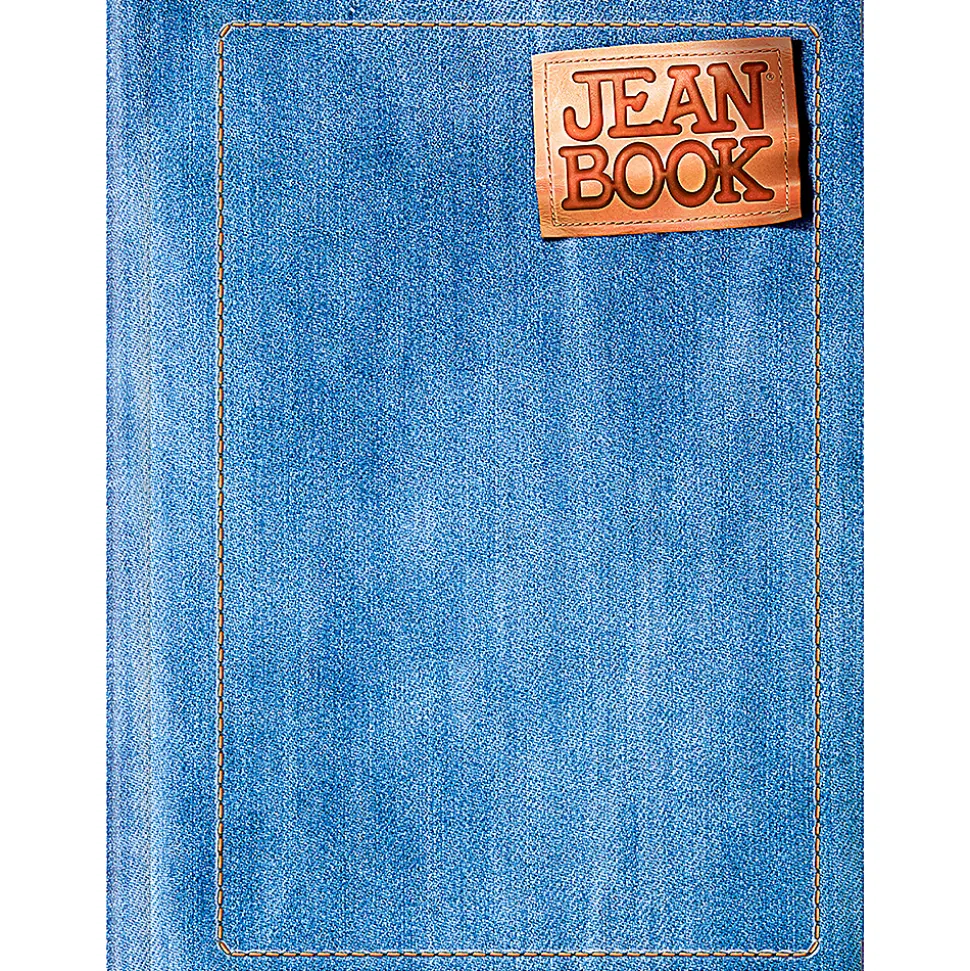 Norma Notebook, Jean, College Rule, 7" x 9", 100 Sheets, Blue, Total Qty 1