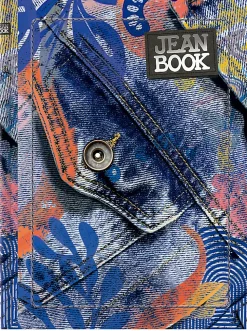 Norma Notebook, Jean, Durabook, 7-1/2" x 9-3/4”, 100 Sheets, Multicolor, Total Qty 1