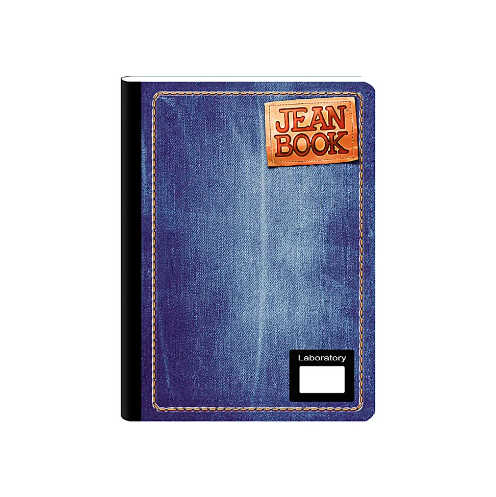 Norma Notebook, Jean, Laboratory Pages, 7-1/2" x 9-3/4", 80 Sheets, Blue, Total Qty 1