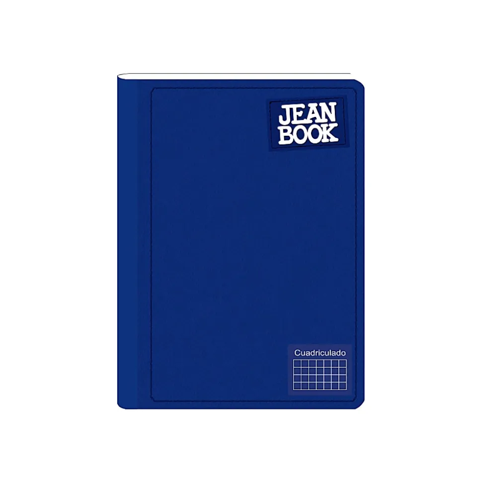 Norma Notebook, Jean, 5mm Quadrille, 7-1/2" x 9-3/4", 80 Sheets, Blue, Total Qty 1, 7702111771109