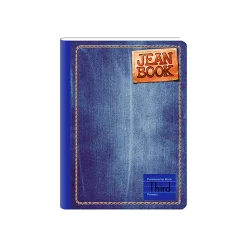 Norma Notebook, Jean, 3rd Grade Calligraphy, 7-1/2" x 9-3/4”, 100 Sheets, Blue, Total Qty 1