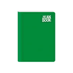 Norma Notebook, Jean, 100 Sheets, College-Ruled, 7-1/2" x 9-3/4", Green, Total Qty 1