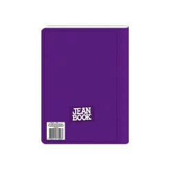 Norma Notebook, Jean, 100 Sheets, College-Ruled, 7-1/2" x 9-3/4", Purple, Total Qty 1