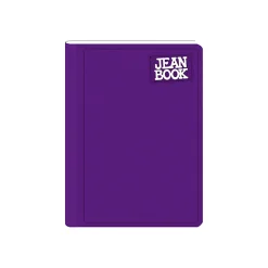 Norma Notebook, Jean, 100 Sheets, College-Ruled, 7-1/2" x 9-3/4", Purple, Total Qty 1