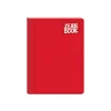Norma Notebook, Jean, 100 Sheets, College-Ruled, 7-1/2" x 9-3/4", Red, Total Qty 1