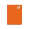 Norma Notebook, Jean, 100 Sheets, College-Ruled, 7-1/2" x 9-3/4", Orange, Total Qty 1