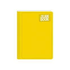 Norma Notebook, Jean, 100 Sheets, College-Ruled, 7-1/2" x 9-3/4", Yellow, Total Qty 1