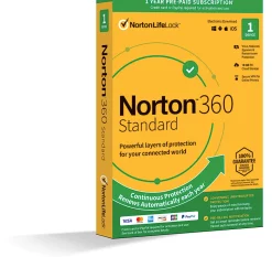 Norton™ 360 Standard, For 1 Device, 1-Year Subscription, Product Key