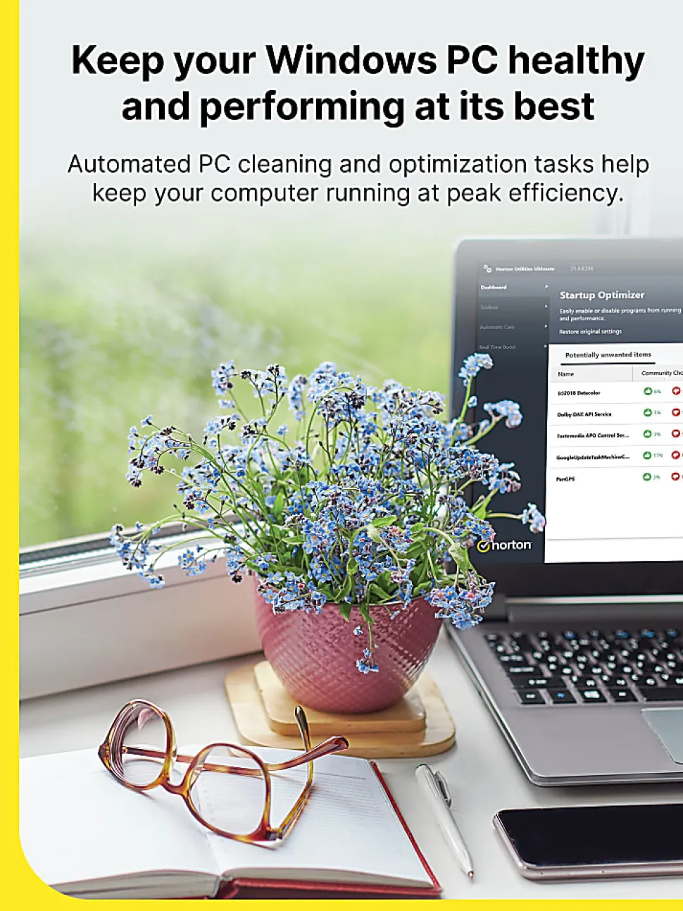 Norton Utilities Ultimate for 10 Devices, Keep your devices running like new, For Windows PC, Android and iOS (Download)