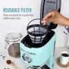 Nostalgia Classic Retro 10-Cup Coffee Maker, Aqua, Total Qty 1