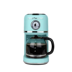 Nostalgia Classic Retro 10-Cup Coffee Maker, Aqua, Total Qty 1