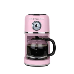 Nostalgia Classic Retro 10-Cup Coffee Maker, Pink, Total Qty 1