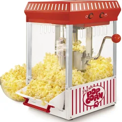 Nostalgia Electrics KPM200CART Vintage Popcorn Cart, Red