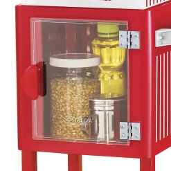 Nostalgia Electrics KPM200CART Vintage Popcorn Cart, Red