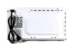 Nostalgia Retro Countertop Microwave Oven, 0.7 Cu. Ft., White