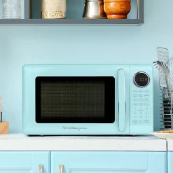Nostalgia Retro 0.7 Cu. Ft. Countertop Microwave, Aqua, Total Qty 1