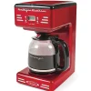 Nostalgia Retro 12-Cup Programmable Coffee Maker, Red