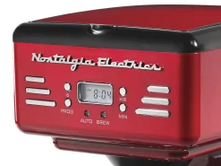 Nostalgia Retro 12-Cup Programmable Coffee Maker, Red