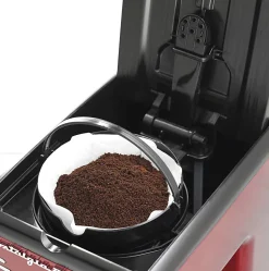 Nostalgia Retro 12-Cup Programmable Coffee Maker, Red