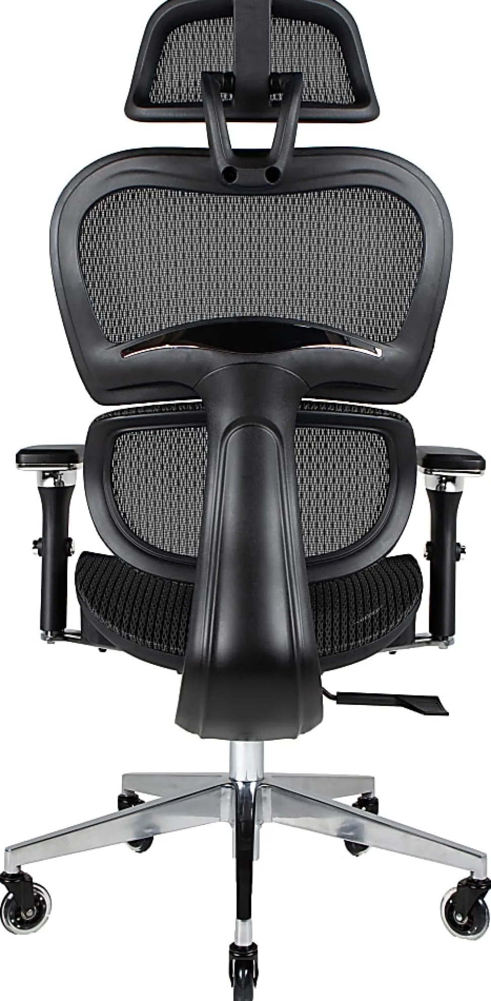 Nouhaus Ergo3D Ergonomic Fabric High-Back Office Chair, Black Coffee
