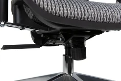 Nouhaus Ergo3D Ergonomic Fabric High-Back Office Chair, Silver Gray