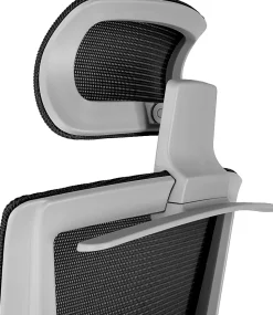 Nouhaus Rewind Ergonomic Fabric High-Back Executive Office Chair, Black