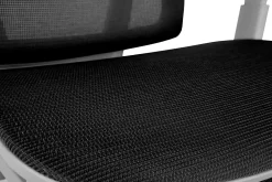 Nouhaus Rewind Ergonomic Fabric High-Back Executive Office Chair, Black