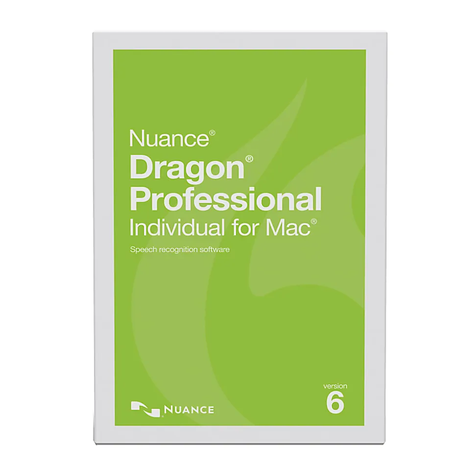 Nuance® Dragon® Professional Individual v6, For Mac®, Disc
