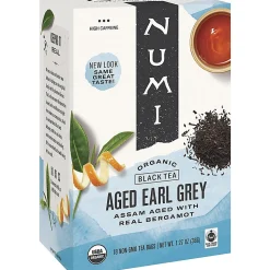 Numi® Organic Aged Earl Gray Black Tea, Box Of 18