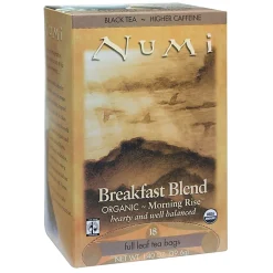 Numi® Organic Breakfast Blend Black Tea, Box Of 18