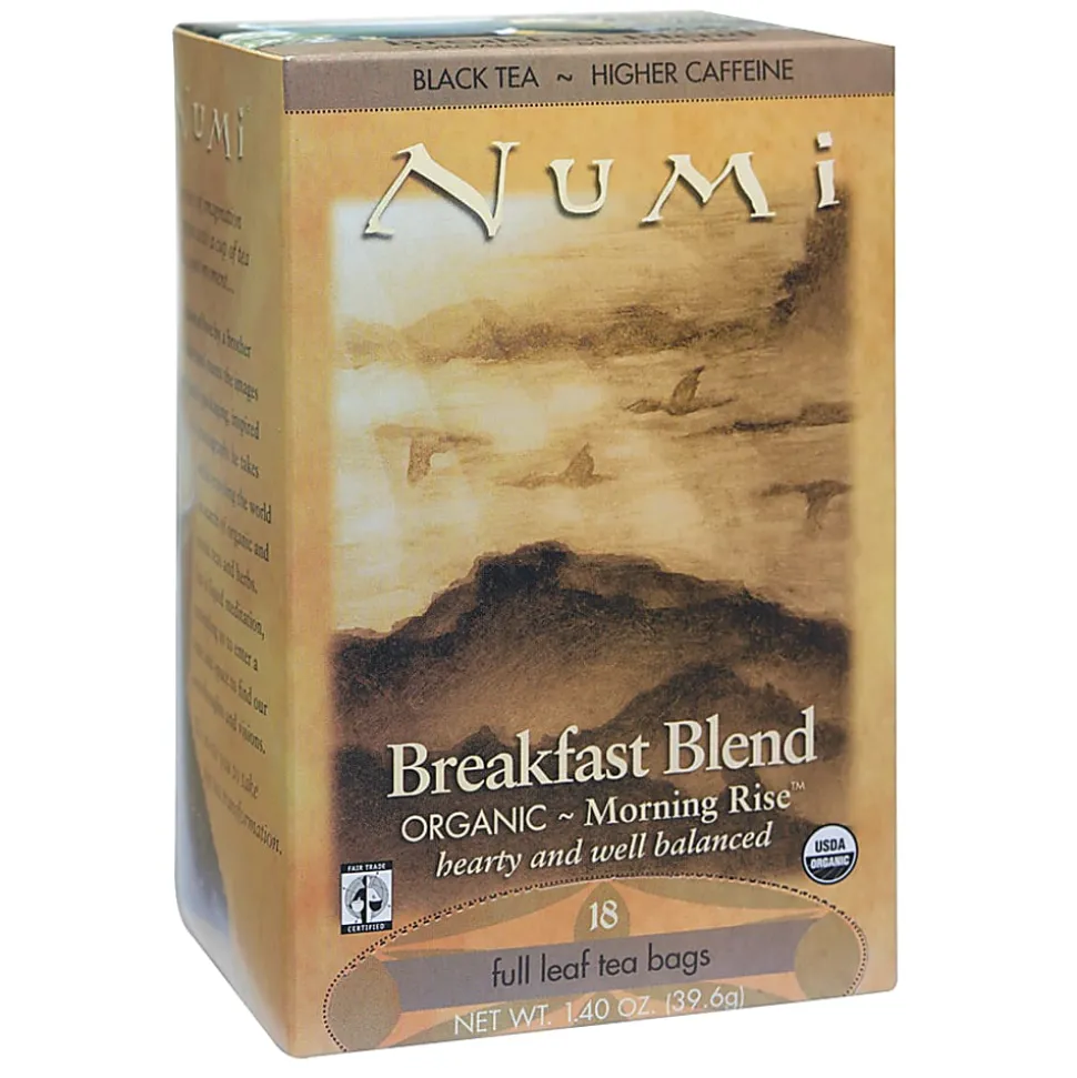 Numi® Organic Breakfast Blend Black Tea, Box Of 18