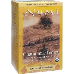 Numi® Organic Chamomile Lemon Herbal Tea, Box Of 18