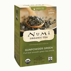 Numi® Organic Gunpowder Green Tea, Box Of 18