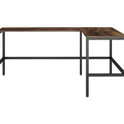 NuSparc L-Shape Metal Frame Desk - For - Table TopL-shaped Top - Contemporary Style