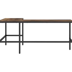 NuSparc L-Shape Metal Frame Desk - For - Table TopL-shaped Top - Contemporary Style