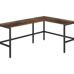 NuSparc L-Shape Metal Frame Desk - For - Table TopL-shaped Top - Contemporary Style