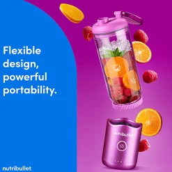 Nutribullet Flex Portable Blender, 22.4 Oz, Orchid Purple, Total Qty 1