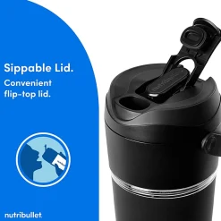 Nutribullet Flip Portable Blender, 20 Oz, Silver, Total Qty 1