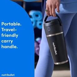 Nutribullet Flip Portable Blender, 20 Oz, Silver, Total Qty 1