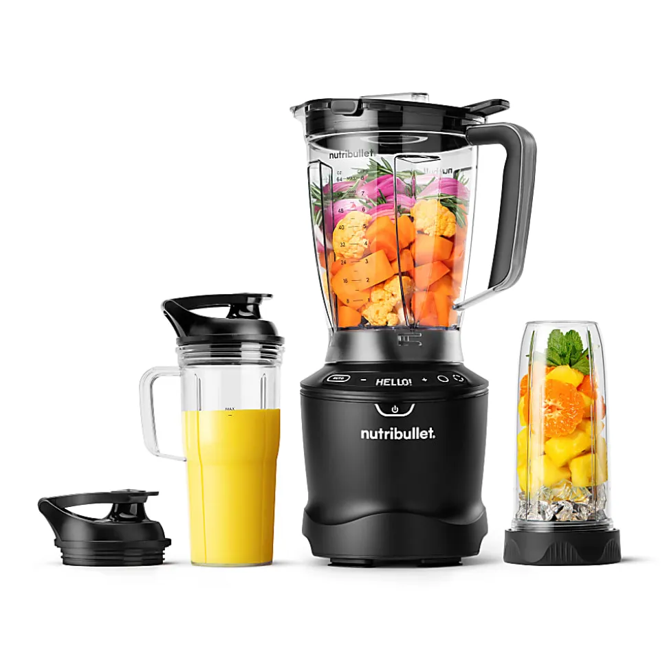 Nutribullet Pro Blender Combo, 64 Oz, Matte Black, Total Qty 1