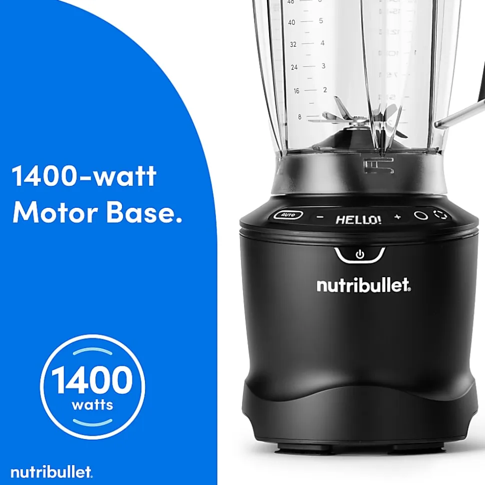 Nutribullet Pro Blender Combo, 64 Oz, Matte Black, Total Qty 1