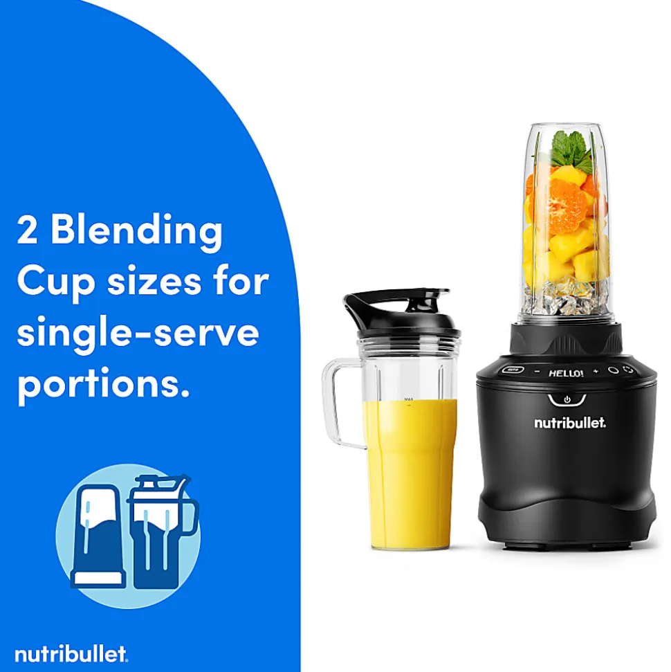 Nutribullet Pro Blender Combo, 64 Oz, Matte Black, Total Qty 1