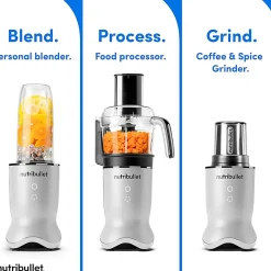 Nutribullet Ultra Plus+ 3-1 Compact Kitchen System, 32 Oz, Pearl White, Total Qty 1