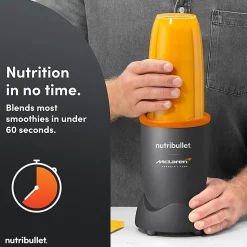 Nutribullet X McLaren Formula 1 Team: Pro Blender, 32 Oz, Gunmetal Gray, Total Qty 1