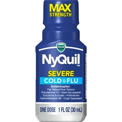NyQuil Severe Multi-Symptom Liquid, 1 Oz