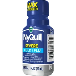 NyQuil Severe Multi-Symptom Liquid, 1 Oz